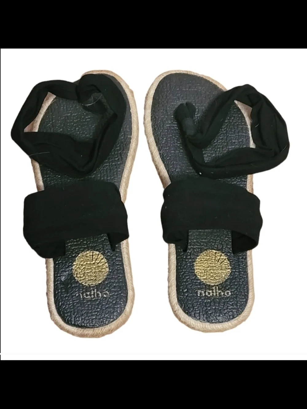 Nalho 'Ganika' Yoga Mat Espadrille Ankle Strap Sandals Sz 9